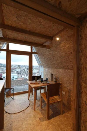 Casa Parásito, tinyhouse sobre terraza privada